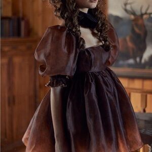 Selkie The Chocolate Puff Dress
